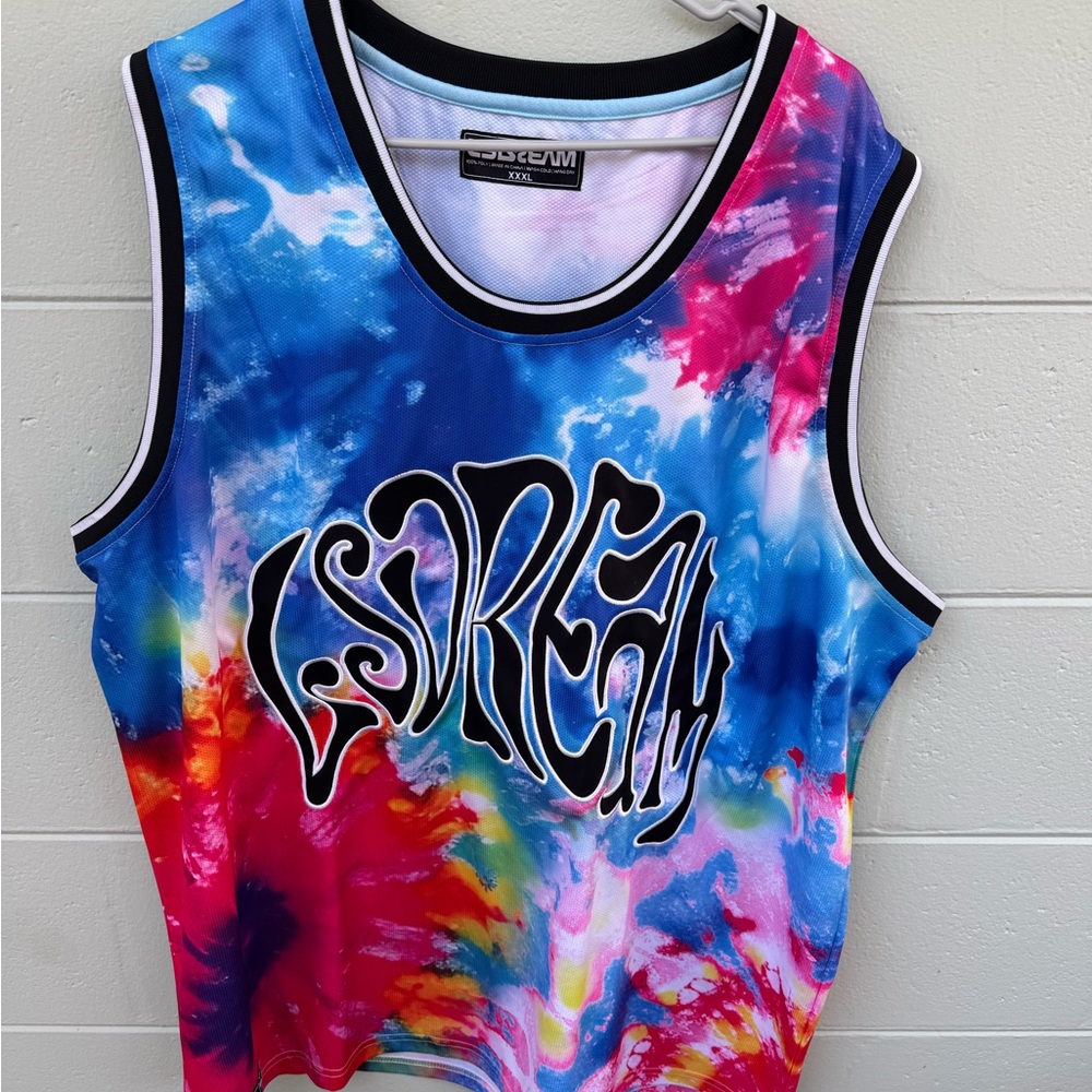 Vibrant LSDREAM rave merch Tie-Dye Tank Top